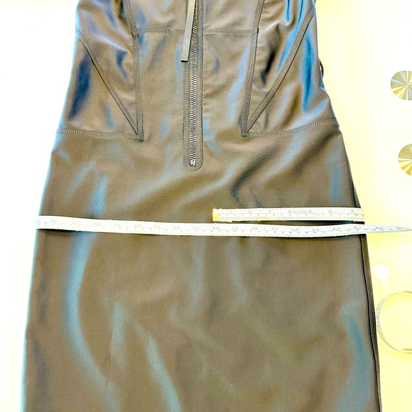 Authentic Gucci Black Neoprene Zipper Front Dress - Picture 15 of 17